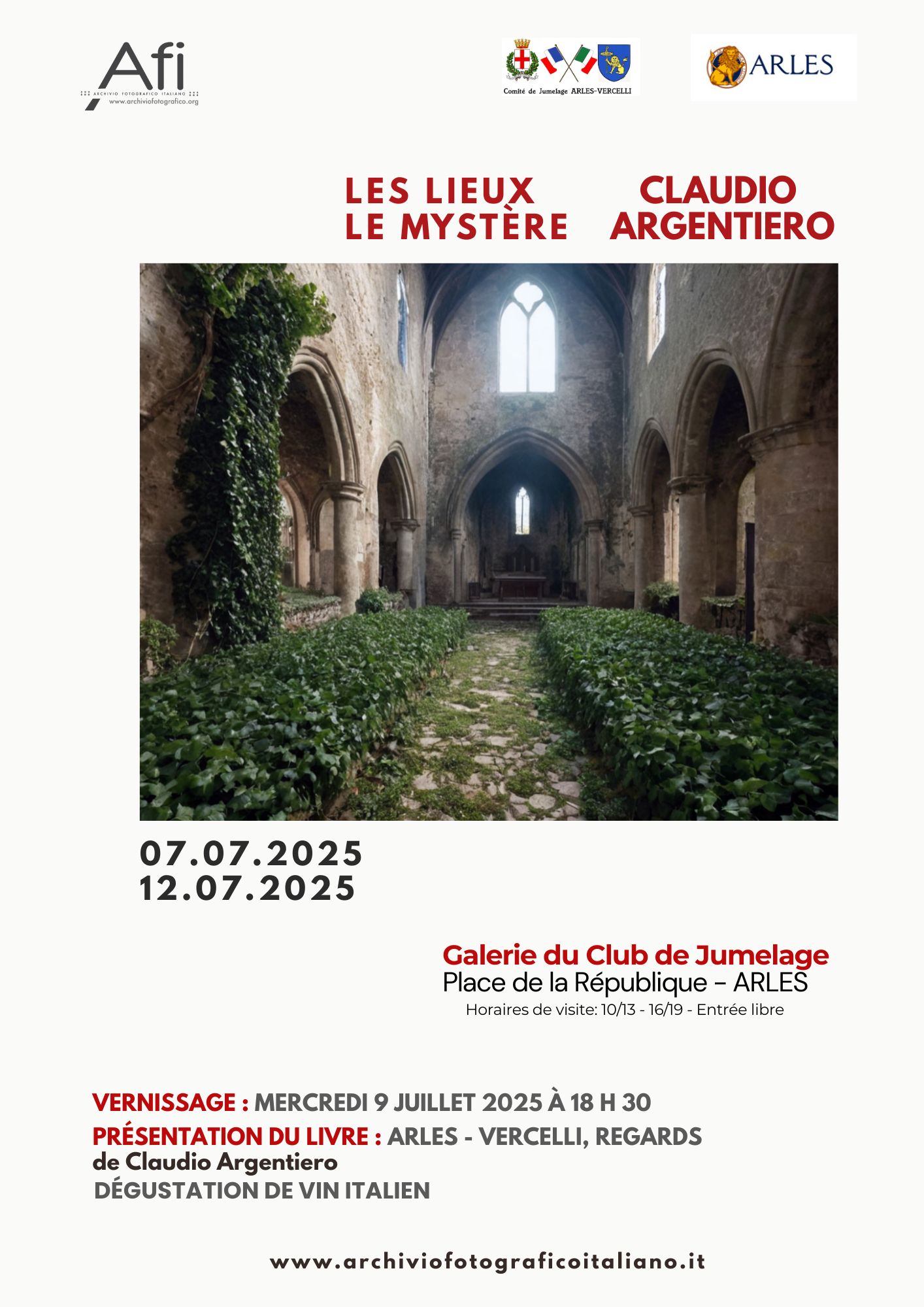 Claudio Argentiero: “Les lieux, le mystère”
